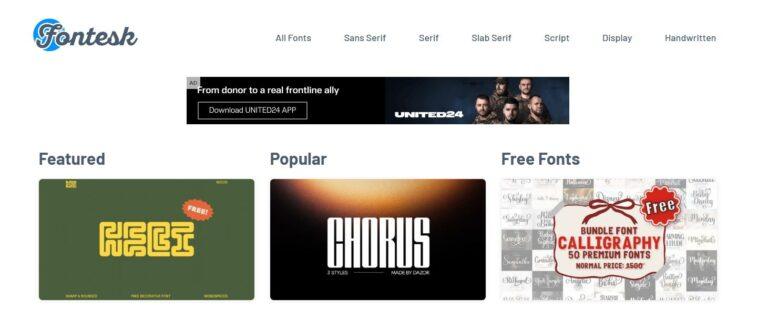 Where to Get Free Fonts (Legally!) for Your Blog, Brand, or Projects fontesk