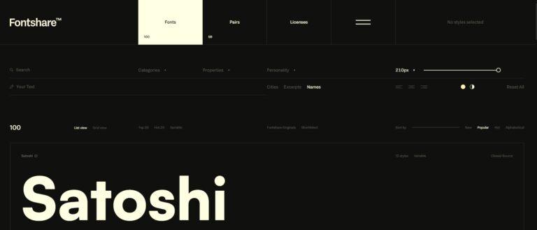 Where to Get Free Fonts (Legally!) for Your Blog, Brand, or Projects fontshare