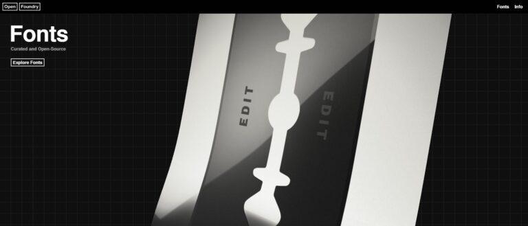 Where to Get Free Fonts (Legally!) for Your Blog, Brand, or Projects open foundry