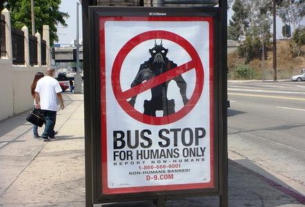 District 9 Bus Stop Poster