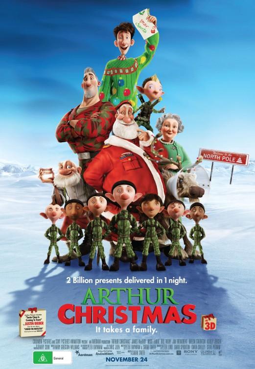 Your Secret Santa Watchlist: Christmas Movies to Rescue Your Holidays Arthur Christmas movie poster