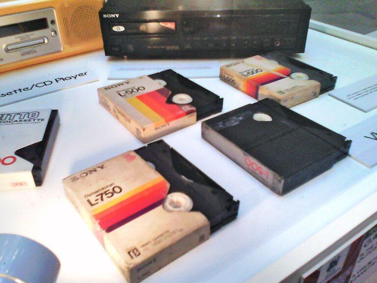 betamax videocassettes