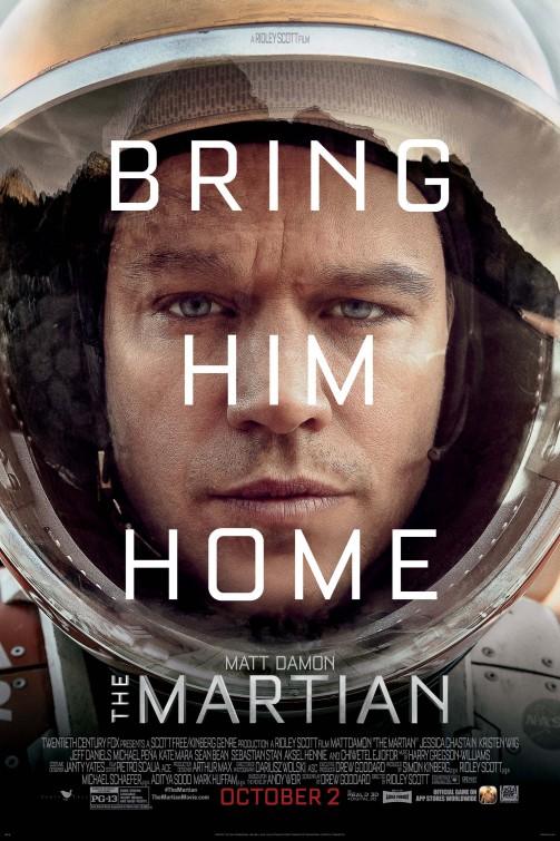 the martian movie poster